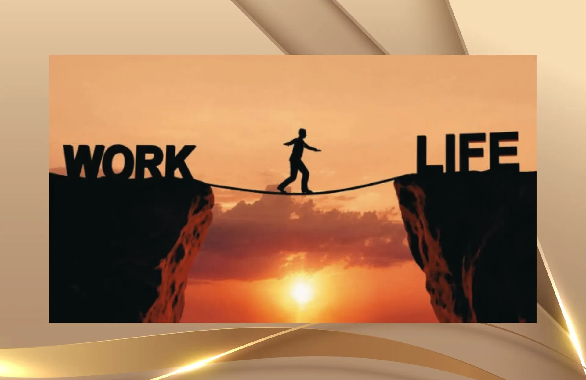 Therapeut balanciert auf einem Hochseil – Symbol für die Balance zwischen Empathie und Selbstabgrenzung im therapeutischen Beruf.