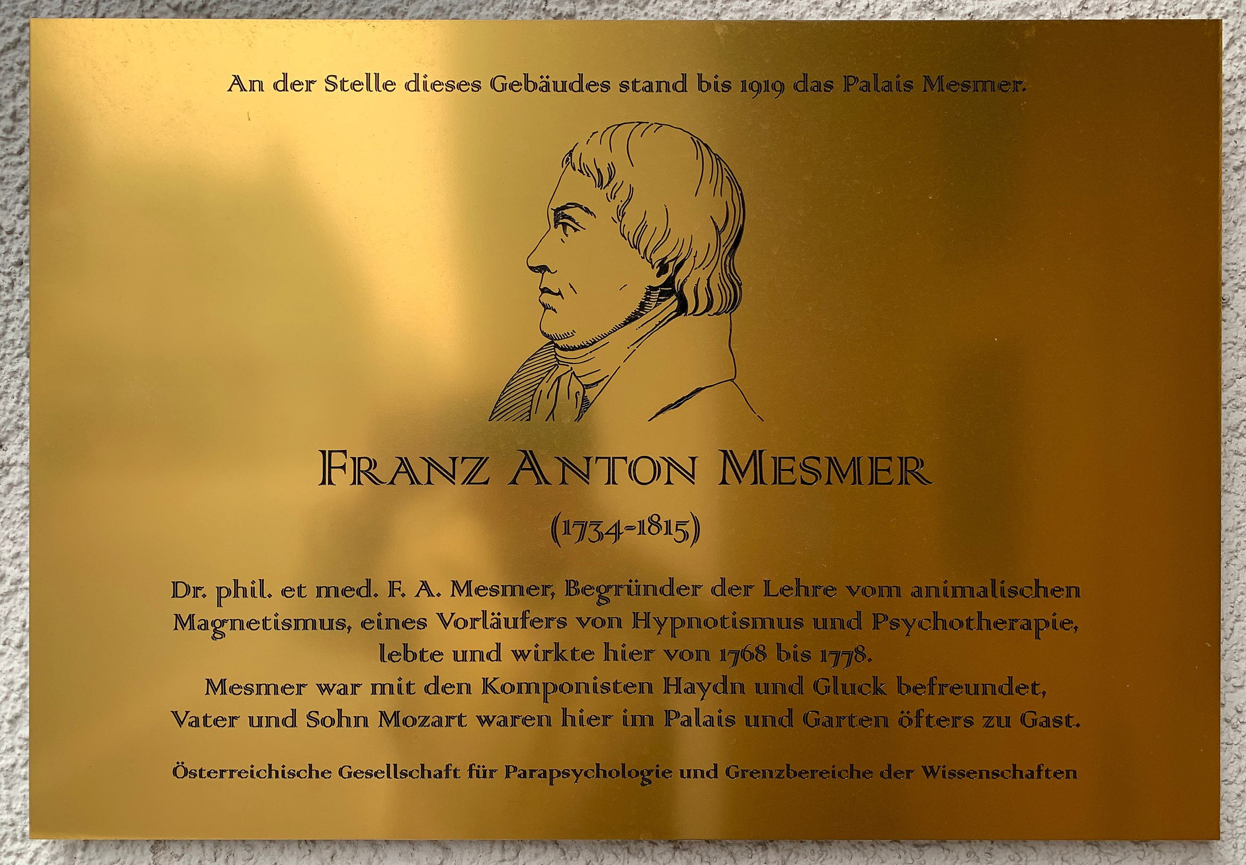 Franz Anton Mesmer in Wien