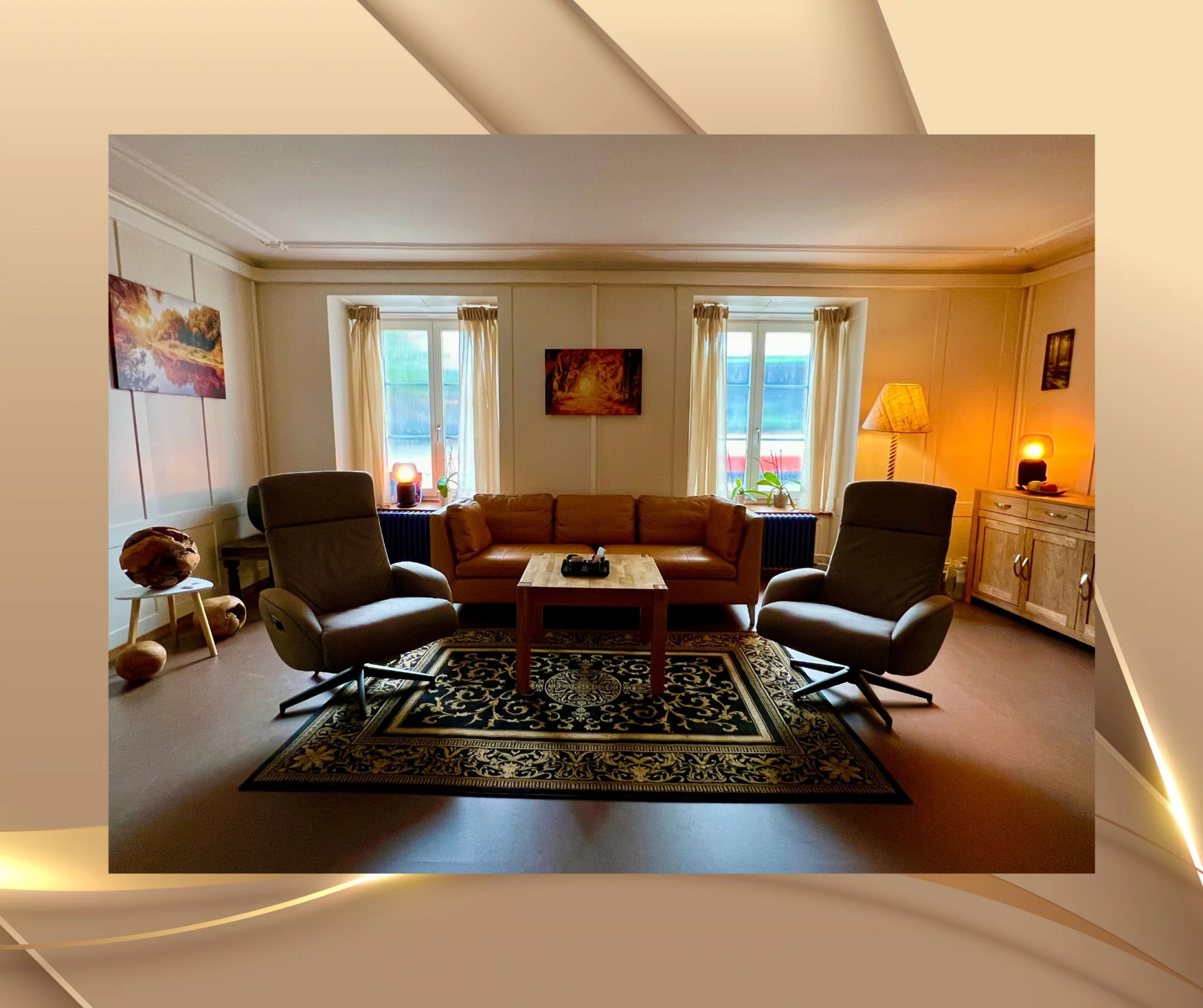 Hypnosecenter Frauenfeld Eingangsbereich des Hypnosecenters Frauenfeld, vorgestellt vom Swiss Hypnosis Institute – ein Ort, der Tradition und moderne Hypnosetherapie vereint.