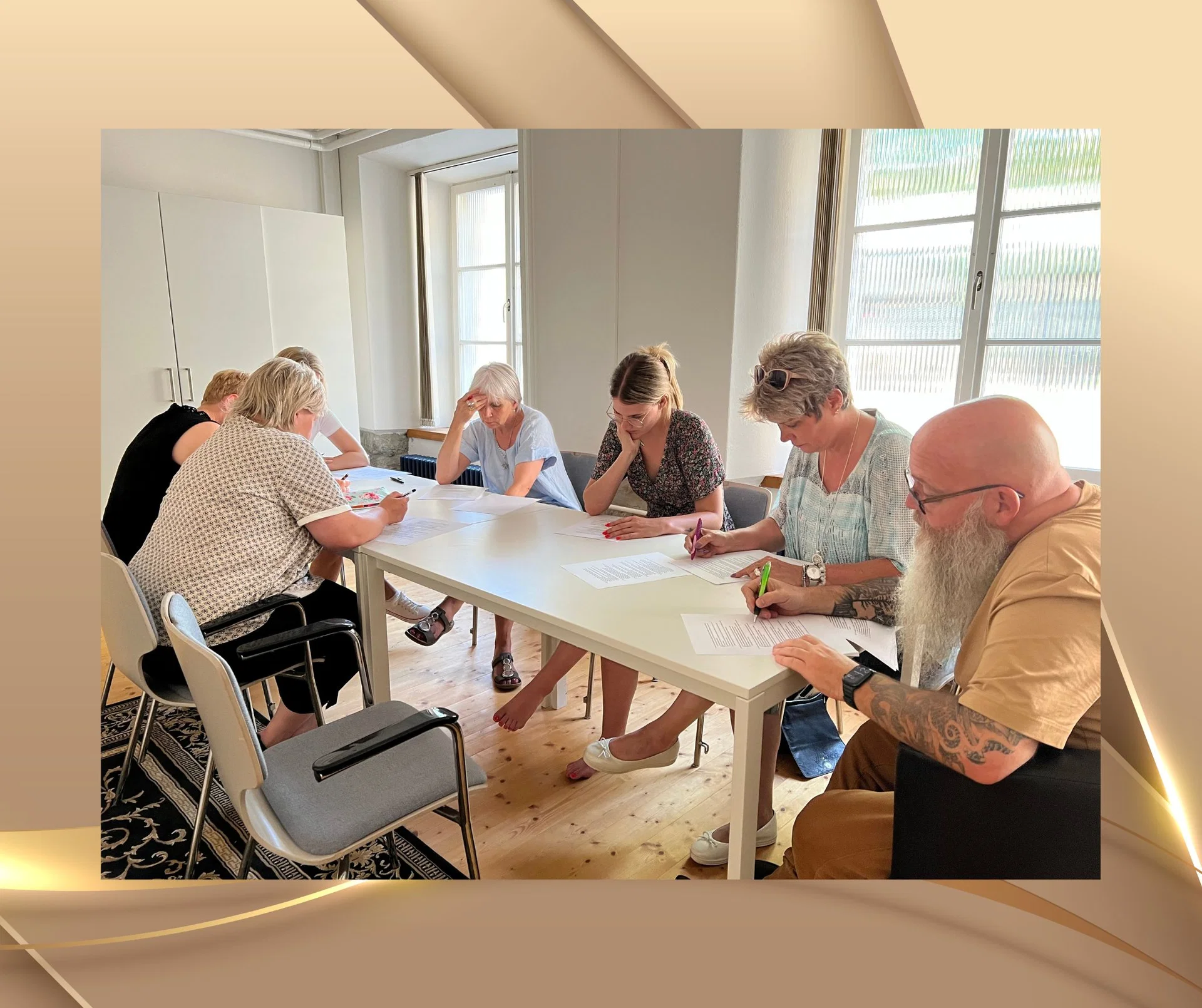 Prüfungssituation innerhalb der Hypnose Ausbildung Schweiz am Swiss Hypnosis Institute