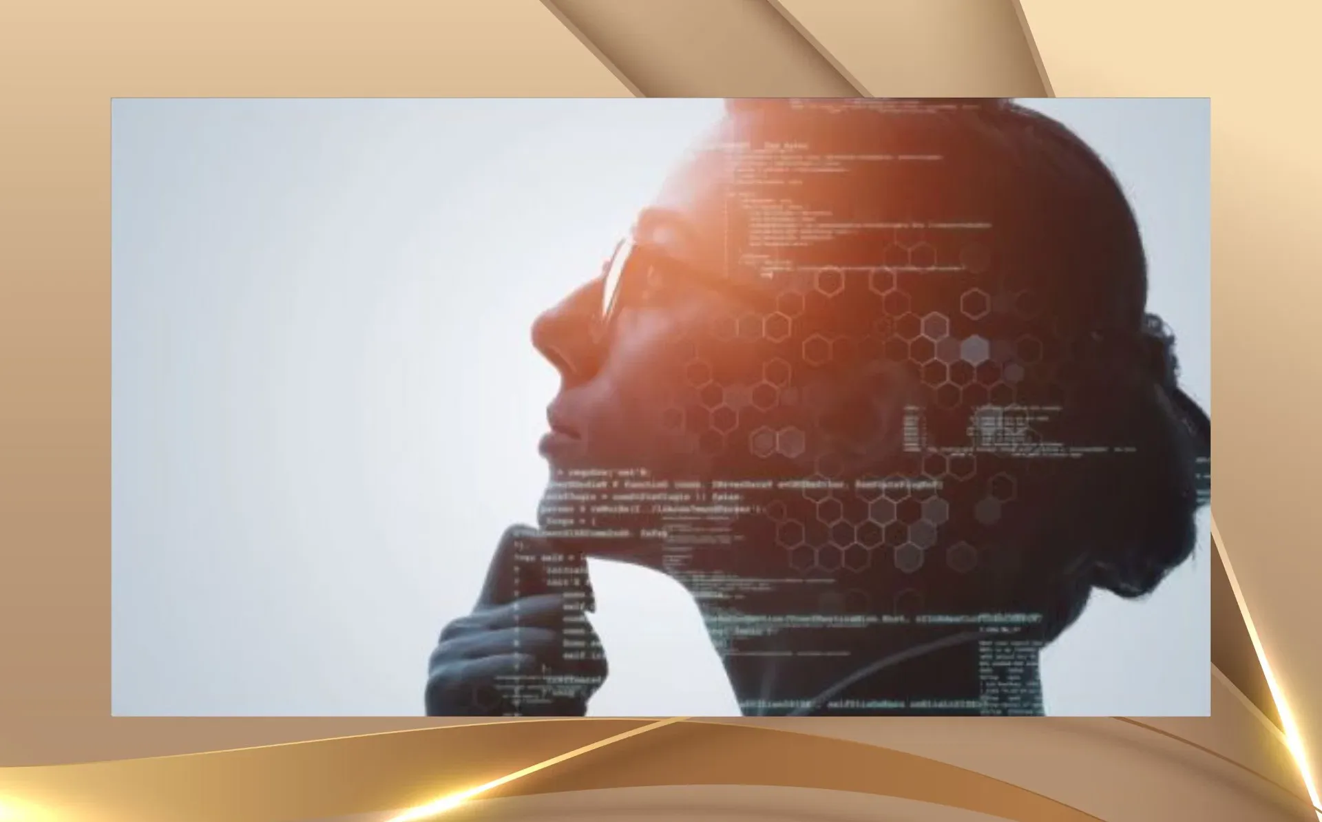 Symbolbild für KI in der Hypnosepraxis – Verbindung von Mensch und Technologie