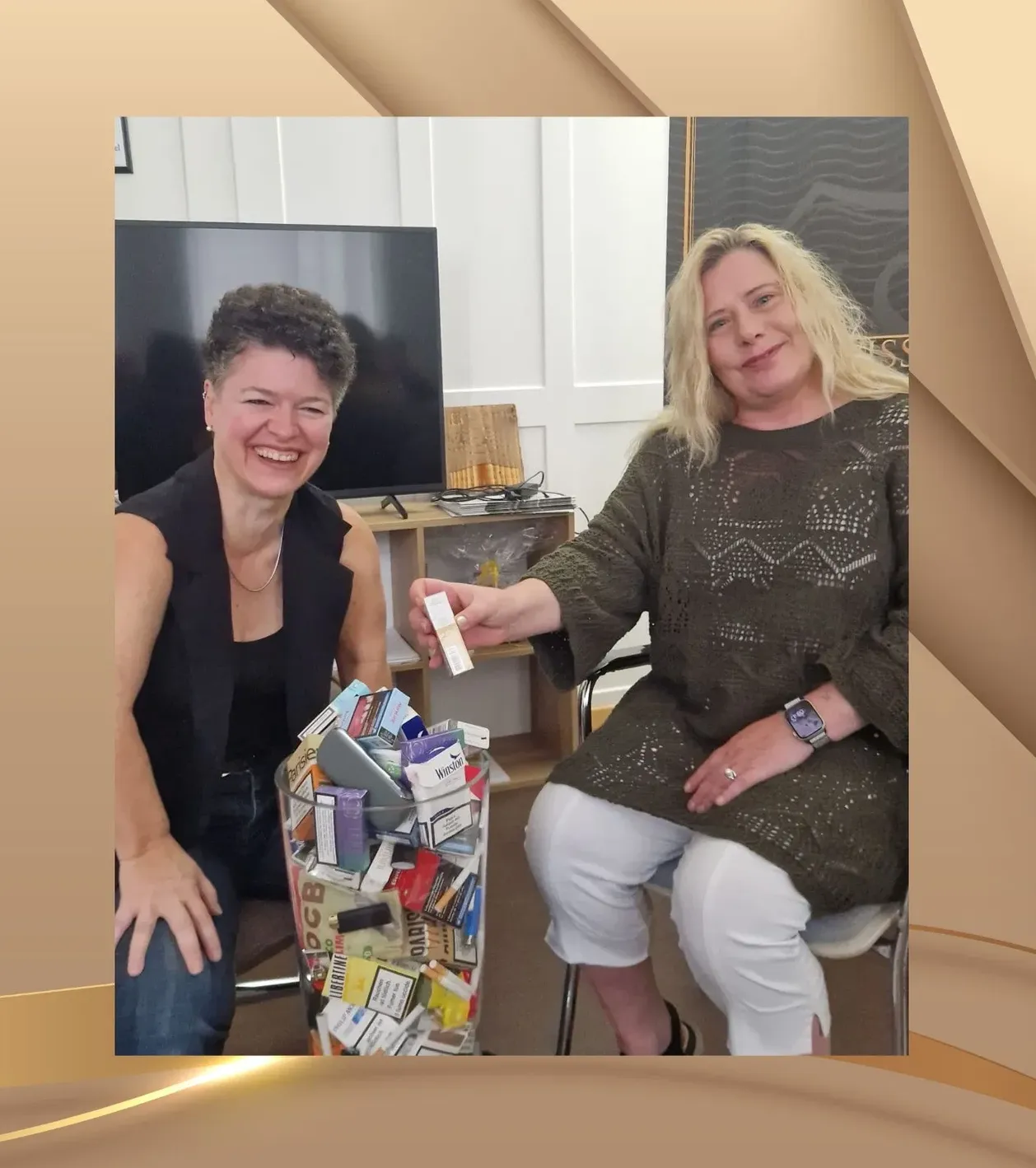 Live-Demonstration einer Nichtraucher Hypnose Sitzung im Rahmen der Weiterbildung für ausgebildete Hypnosetherapeut:innen in der Schweiz