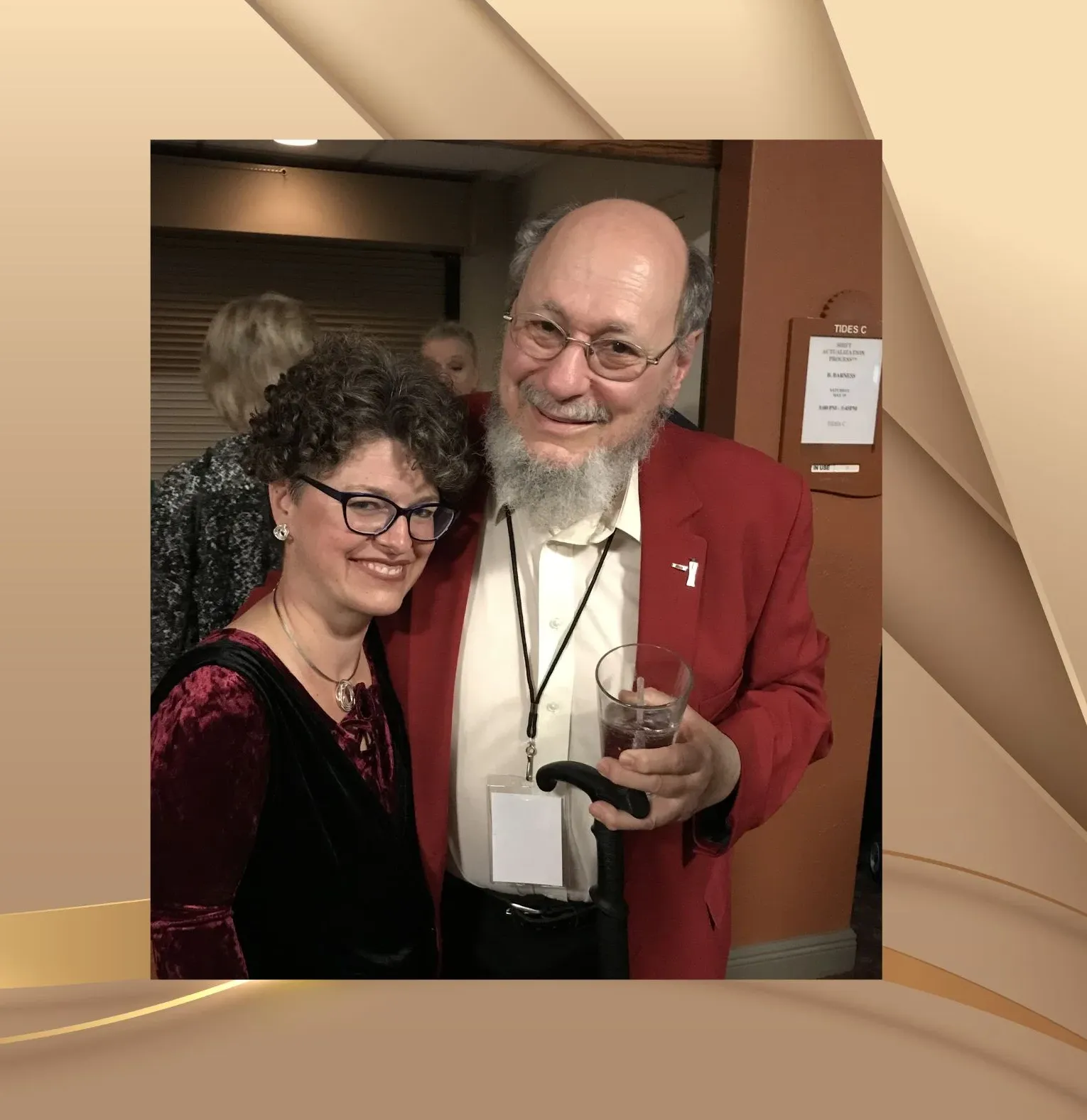 Larry Elman und Nicole Wackernagel bei einer der letzten gemeinsamen internationalen Hypnose-Konferenzen. Die langjährige Zusammenarbeit prägte die heutige Hypnose Ausbildung Schweiz am Swiss Hypnosis Institute nachhaltig.