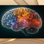 Visualisierung eines aktiven Gehirns, das zeigt, wie Sprache, Suggestionen und Emotionen neuronale Prozesse beeinflussen können.