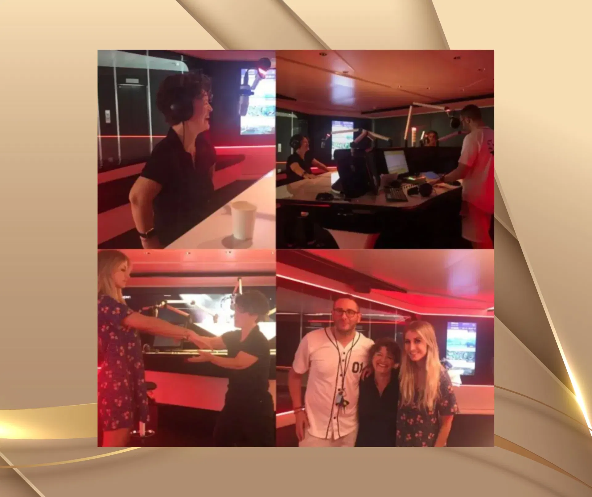 Nicole Wackernagel während eines Radiointerviews bei Radio Energy Zürich zum Thema Misophonie und medizinische Hypnose.