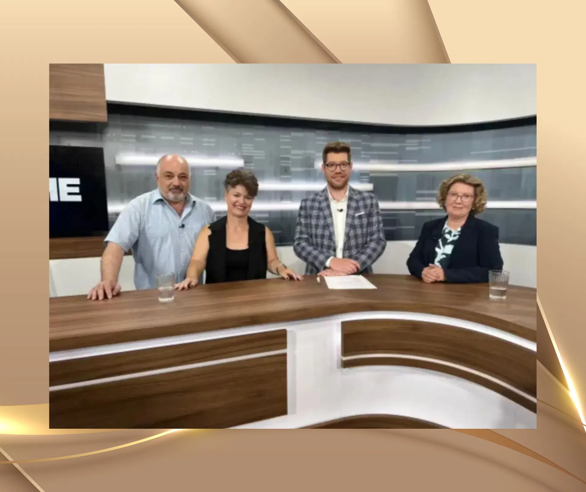 Nicole Wackernagel im TVO-Studio vor der Sendung «Zur Sache» zum Thema medizinische Hypnose.